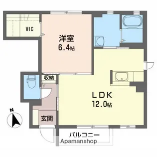 カノン【1階】の間取り