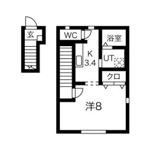 SUN PALACE北上 V【2階】の間取り