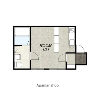 ザ・アパートメントSJ【1階】の間取り