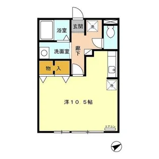 ビーグラード【205号室】の間取り