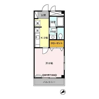 ラーク中町【2階】の間取り