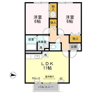 メゾン・ド・マリアージュ N【1階】の間取り