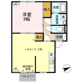 ハイツコザクラ【102号室】の間取り