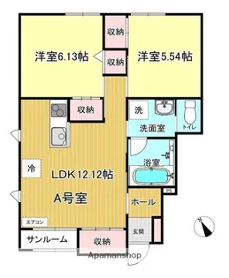 CLAUDIA Ⅰ【1階】の間取り