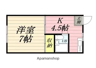 フィールファイン清水町【1階】の間取り