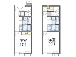 レオネクストRYUSEI【2階】の間取り