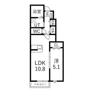 アヴァンス【1階】の間取り