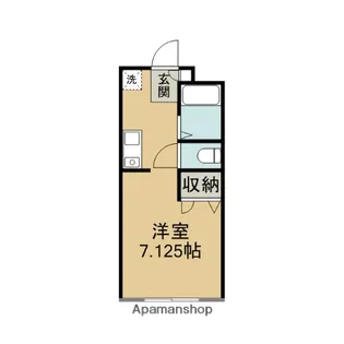 フレッサ【102号室】の間取り