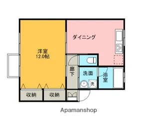 メゾン美来【202号室】の間取り