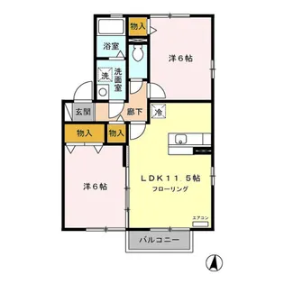 SUNRISE文【1階】の間取り