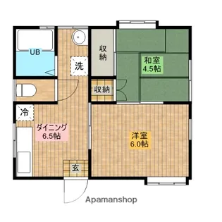 コンフォート90【C号室】の間取り