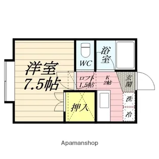 サンパレス大町【106号室】の間取り