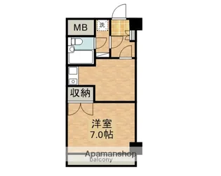 ライオンズマンション山王【204号室】の間取り