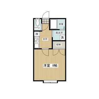 三千刈ハイツB【205号室】の間取り