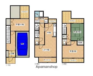 秋田アーバンハウス【3階】の間取り