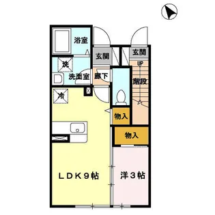 ミルキー【102号室】の間取り