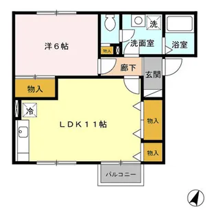 メゾン・ド・マリアージュ G【2階】の間取り