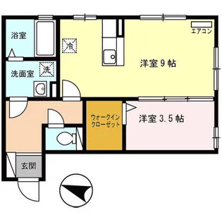 マノワール・リヴィエール Ⅱ【1階】の間取り