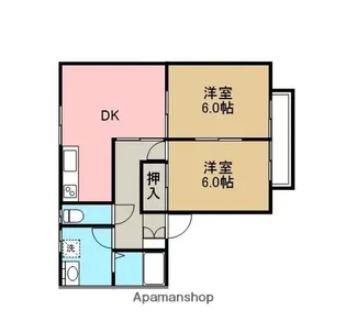 WISTER寺内B【101号室】の間取り