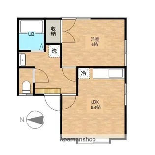 ホームリッチ【2階】の間取り
