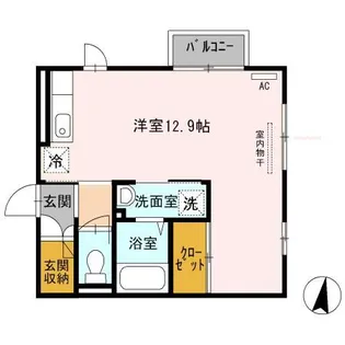 ストークSANNO【1階】の間取り