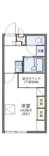 レオパレスLA CASTANA【101号室】の間取り