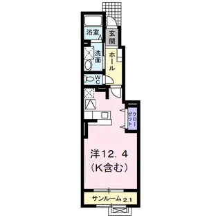 アベンチィーノ Ⅰ【1階】の間取り