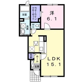 プレジール【1階】の間取り