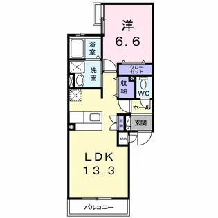 ジラソーレ【3階】の間取り