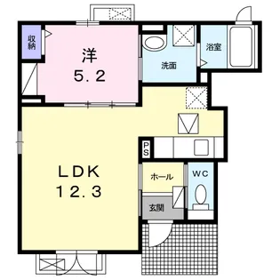 ポライトリー【1階】の間取り
