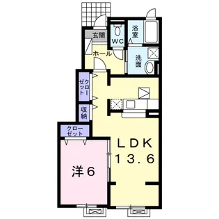 サンライズⅢ【1階】の間取り