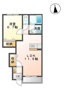 ロイヤルハイツ参番館【1階】の間取り
