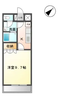 コーポマルジュウ【1階】の間取り