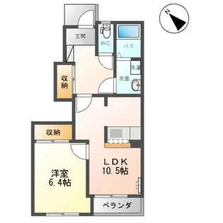ロイヤルハイツ弐番館【103号室】の間取り
