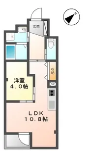 キャトルセゾン・M【3階】の間取り