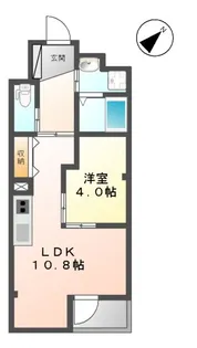 キャトルセゾン・M【3階】の間取り