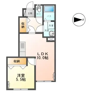 エクセレントプレイスⅠ【1階】の間取り