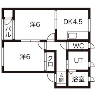 サンアイリス【1階】の間取り