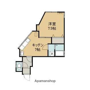 SUGAR HOUSE【5号室】の間取り