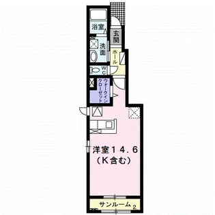 アンピーノⅡ【1階】の間取り