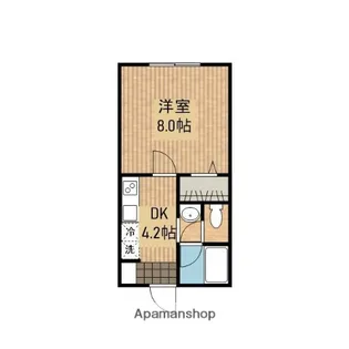 FEEL KATAGAMI【201号室】の間取り