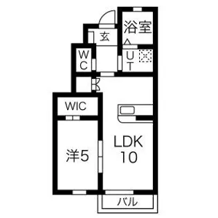 グランツハイムGEN B棟【1階】の間取り