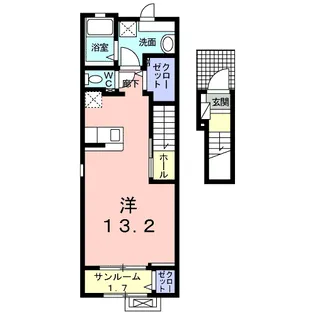 マイグラン楓【2階】の間取り