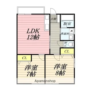 インマイライフ【1階】の間取り