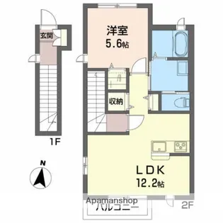 アリス【2階】の間取り
