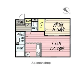 セレーノ泉【1階】の間取り