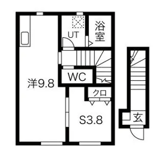 MONCIEL(モンシエル)【2階】の間取り