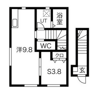 MONCIEL(モンシエル)【2階】の間取り