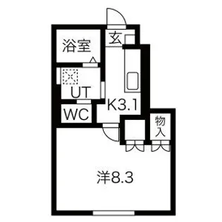 ポミエ【1階】の間取り