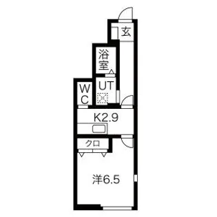 アスプリール【1階】の間取り